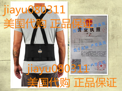 Ergodyne ProFlex 1650 Economy Elastic Back Support Belt 选码