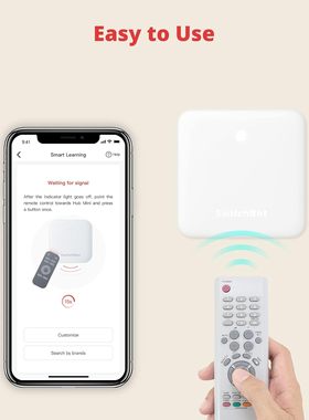 SwitchBot Hub Mini Smart Remote - IR Blaster, Link to Wi-Fi