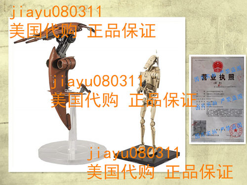 美国Star Wars Battle Droid & Stapp 1/12 Scale Plastic Model