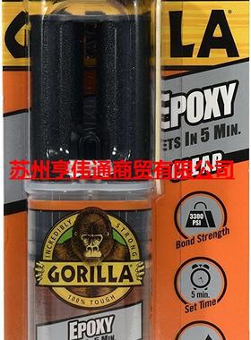 美国Gorilla Epoxy, .85 oz., Clear