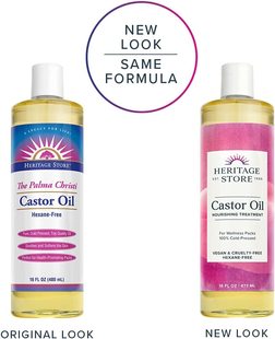 Oil Castor Nourishing Hair 16oz 美国Heritage Treatment Store