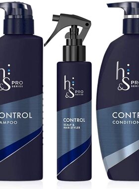 h&s for men PRO Series control shampoo & conditioner &scalp