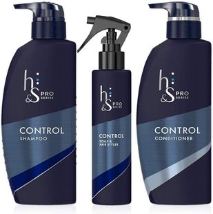 h&s for men PRO Series control shampoo & conditioner &scalp