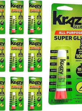 Krazy Glue Crazy Super Glue All Purpose Instant Repair 10支