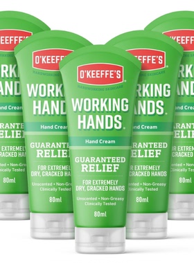 O'Keeffe's Working Hands, 80ml Tubes (5 Pack) - Hand Cream