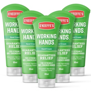 O'Keeffe's Working Hands, 80ml Tubes (5 Pack) - Hand Cream