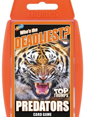 美国Predators Top Trumps Card Game 纸牌卡牌游戏