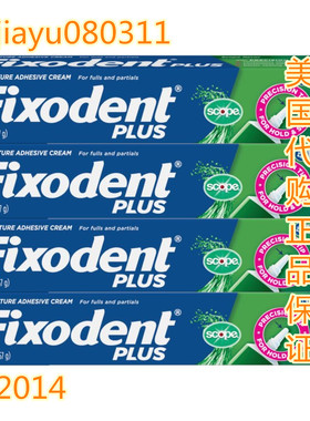 Fixodent Plus Scope Secure Denture Adhesive 2.0oz (Pack of 4