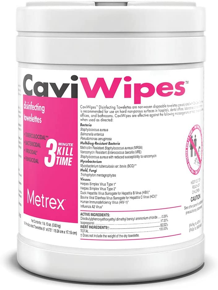 美国CaviWipes - Cavicide Germacidal Cleaner Wipes 160 ct
