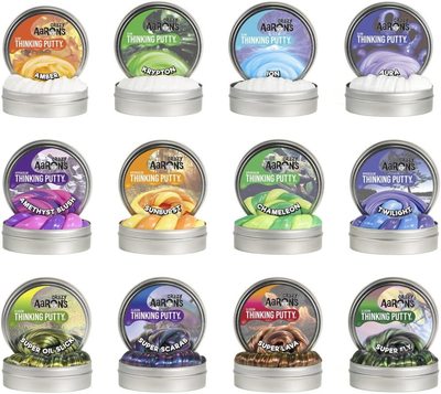 Crazy Aaron's Putty 0.47 oz Mini Tin Assortment - 12 Pack