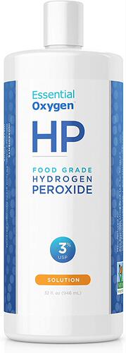 美国Essential Oxygen Food Grade Hydrogen Peroxide 3%，32oz