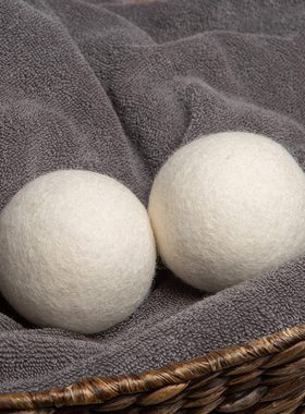 美国Woolite 2-Pack 100% Premium Wool Dryer Balls Large