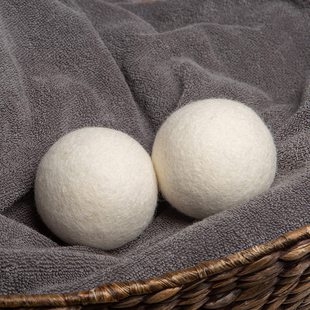 美国Woolite 2-Pack 100% Premium Wool Dryer Balls Large