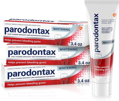 Parodontax Teeth Whitening Toothpaste to Help Bleeding Gums