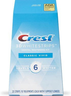 Crest 3D White Whitestrips Classic Vivid Teeth Whitening Kit