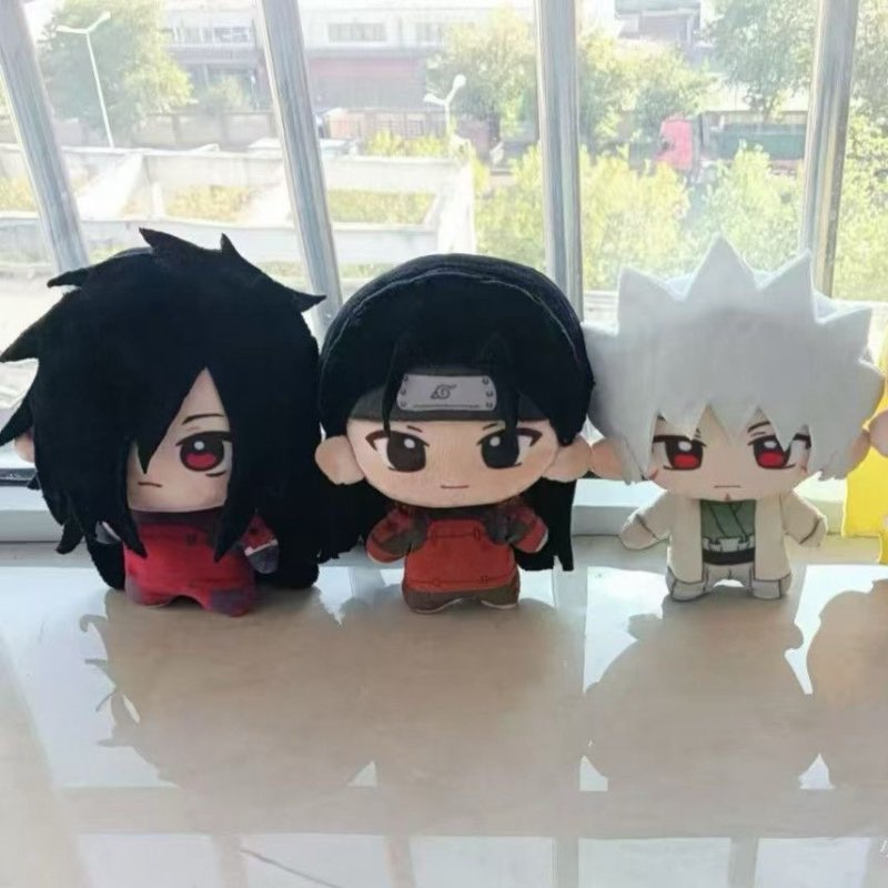 火影忍者斑柱间扉间10cm印花体裸娃可爱便宜挂件朋友闺蜜生日礼物