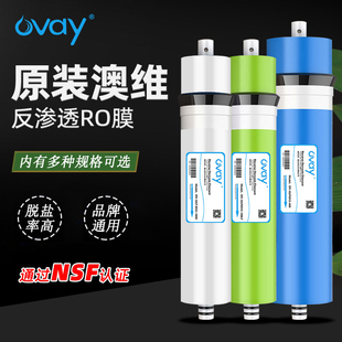 澳维RO膜净水器家用厨房净化纯水机抗污染反渗透过滤机器滤芯配件
