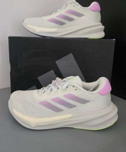 adidas Supernova 2 运动舒适 网布 低帮跑步鞋灰紫色IG8283