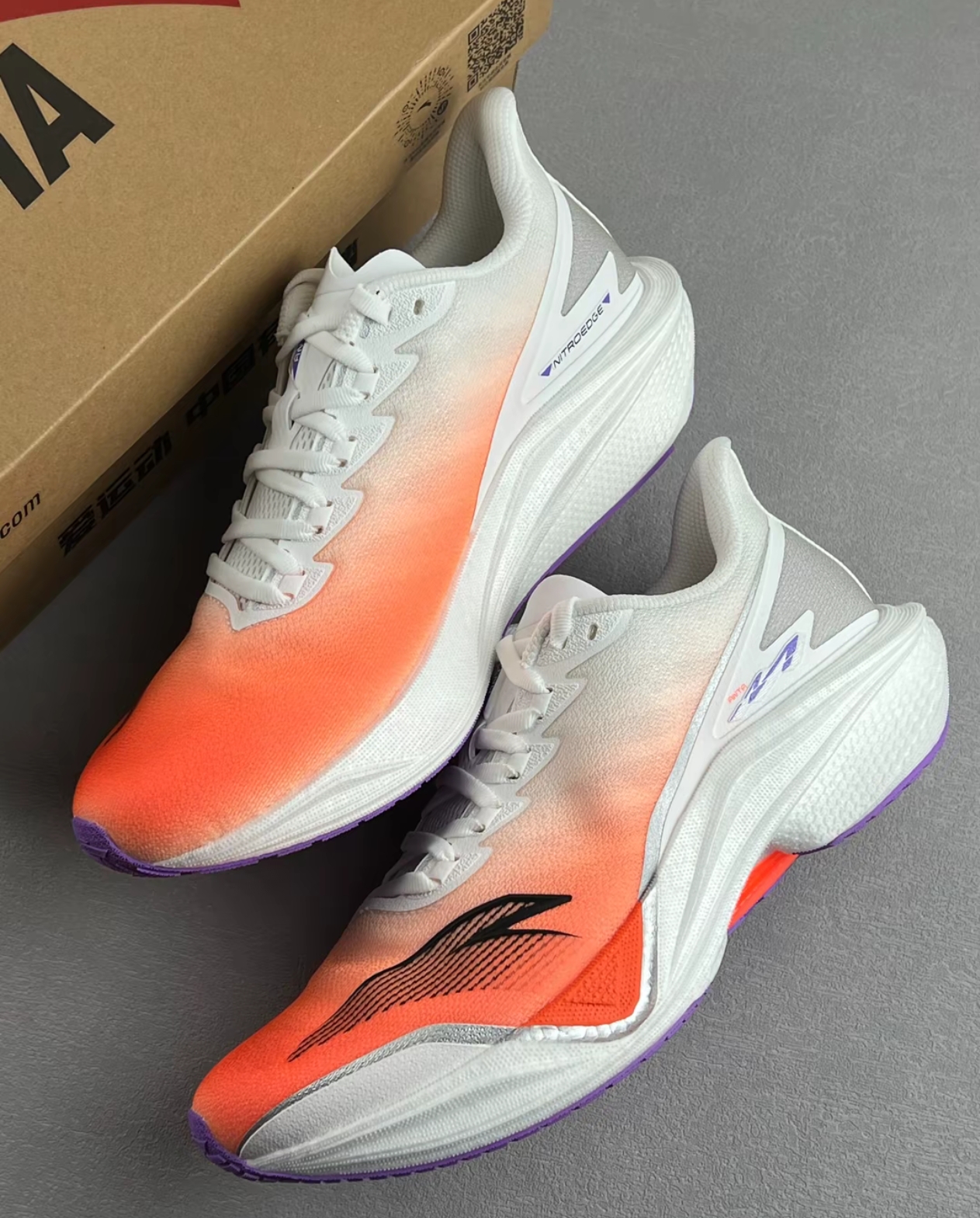 安踏马赫5代跑步鞋缓震运动竞速专业中考体测训练跑鞋112515583