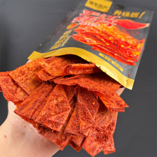 辣年花开平江辣片升级版 解馋小零食湖南特产爆辣 豆皮辣条儿时经典