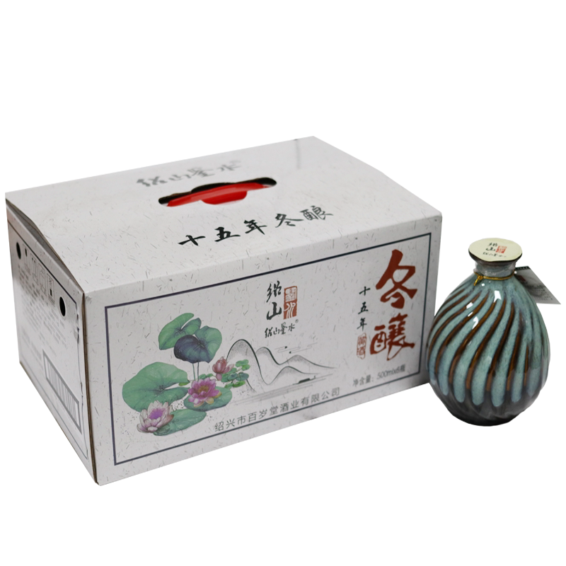 绍山鉴水十五年冬酿6瓶整箱价