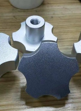 五角铝合金旋钮NPBFS32-5NPBFS40-6NPBFS50-8NPBFS63-10五角旋钮