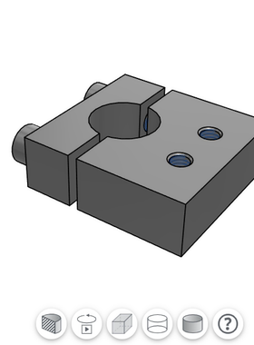 支柱固定夹 带螺纹垂直 平行 分离型KRTP12 KRPP15ARTP20ARPP25