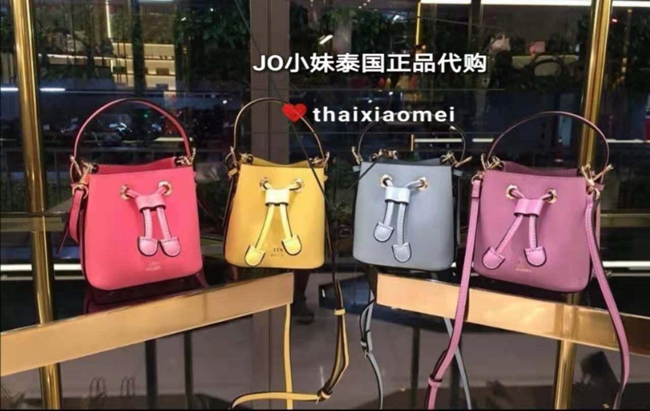 JO小妹泰国代 LYN 可爱迷你小水桶包 手拎斜背女包 4色