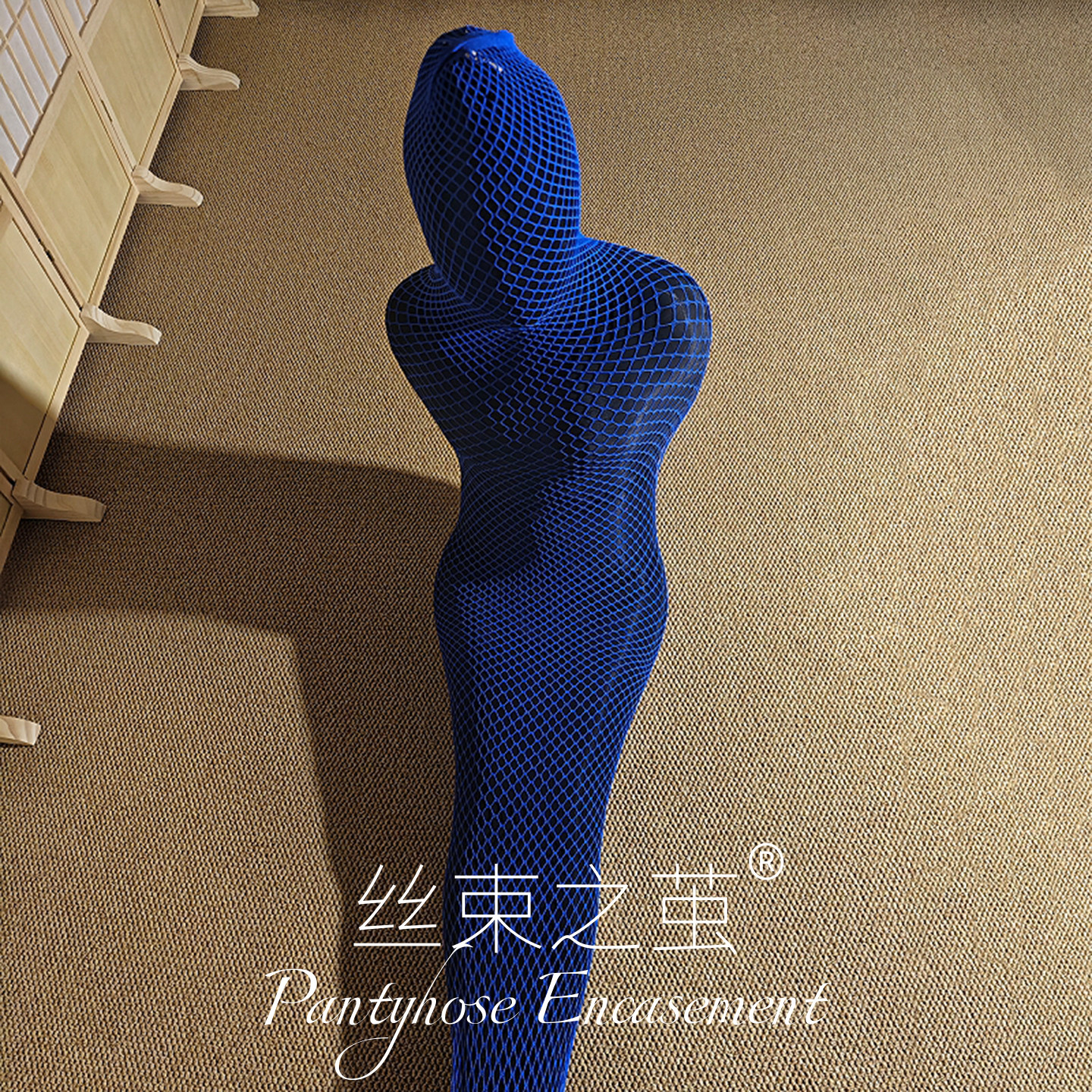 「丝妖久久」渔网单筒全包丝袜木乃伊睡袋性感网眼袜连体全身放置,女士内衣/男士内衣/家居服,连裤袜/打底袜,淘宝优惠券,粉丝福利购,淘宝优惠卷