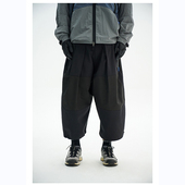 轻机能双飘带速干防泼水宽松阔腿武士八分裤 REINDEE LUSION