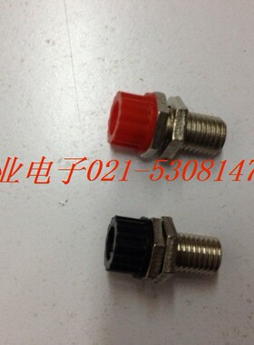 QZ2043 小红色 4mm香蕉插座 测试插座 接线柱 内孔4MM 后螺纹