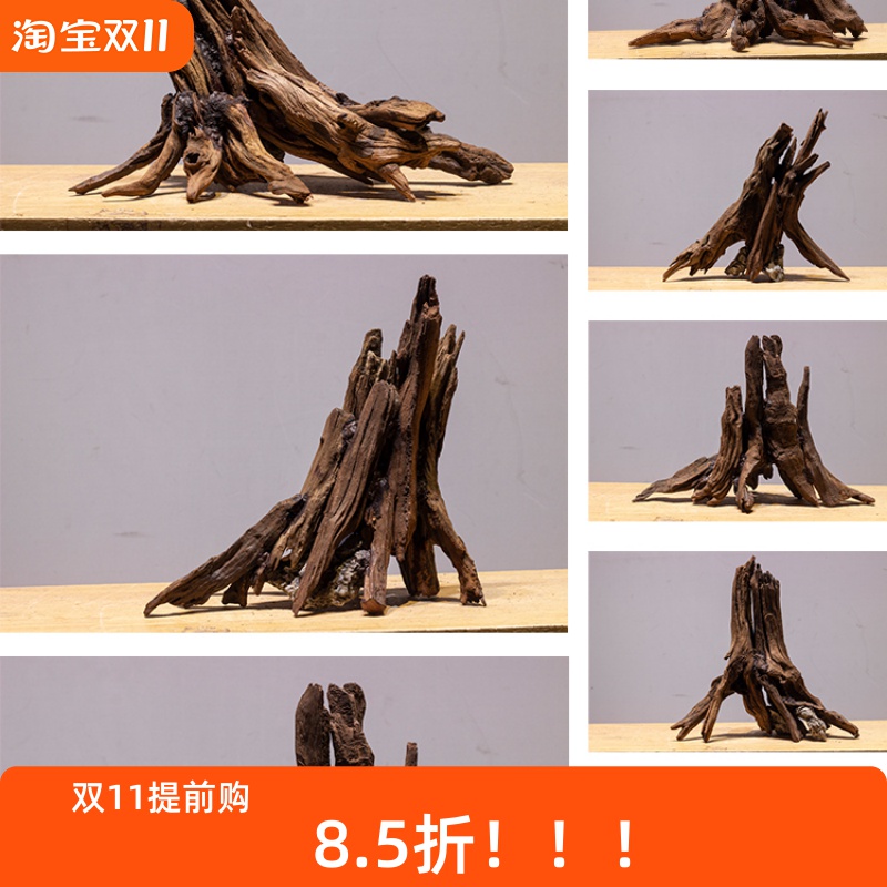 源也沉木树桩一物一拍真木组合