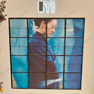 机械动态翻页矩阵屏艺术装置展厅展馆商业空间设计门店门头广告