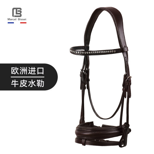 欧洲进口牛皮水勒僵马匹用品