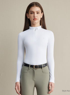 Marcel Bisset 马术T恤女 马术比赛长袖T恤 女款马术训练服 636