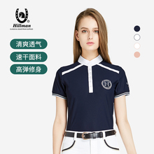 用品 短袖 316台湾进口 马术专业衬衫 骑马服装 POLO衫 女t恤比赛套装