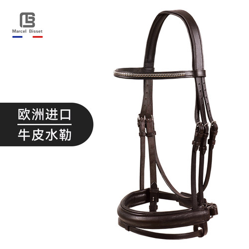 欧洲进口牛皮水勒马术装备
