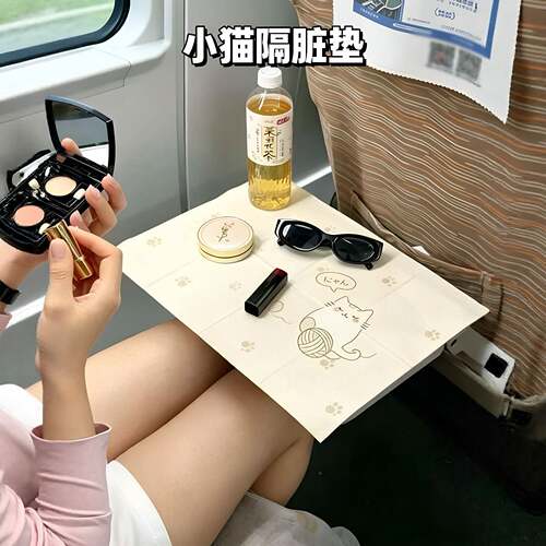 一次性便携餐垫防油防水旅行便携儿童餐垫火车飞机小桌板隔脏桌布