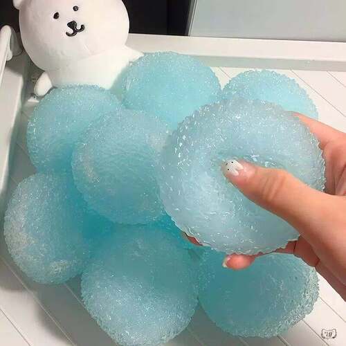 海盐冰沙球|沙感捏捏乐手作球解压玩具学生发泄神器squishy压力球