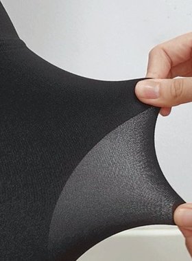 韩国代购LETSSLIM直邮500M加绒双层高弹秋冬塑身连裤袜九分打底裤