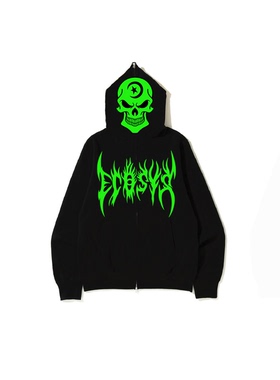 ECOSYS Green Devil Full-Zip Hoodie/绿色魔鬼全拉链连帽衫