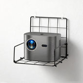 家用卧室床头投影仪壁挂墙上置物架路由器散热托架wiff投影机支架