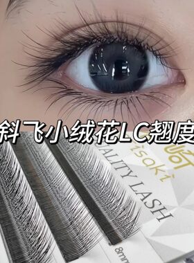 森崎斜飞小绒花睫毛LC买五送一