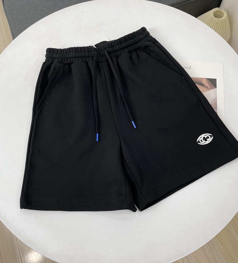 运动裤女松紧腰抽绳棉拉绒宽松休闲显瘦阔腿百搭短裤女外穿五分裤