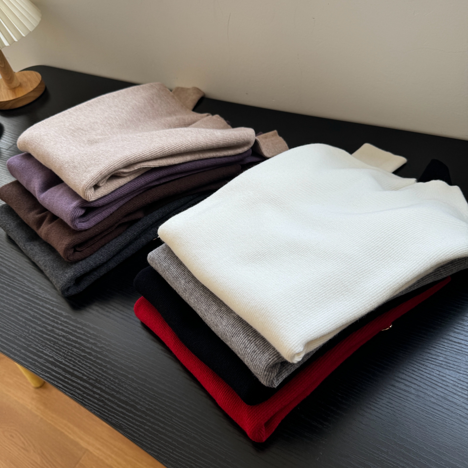 无缝一体羊毛羊绒针织打底衫毛衣