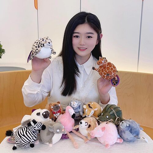 正品！国家地理胖版玩偶