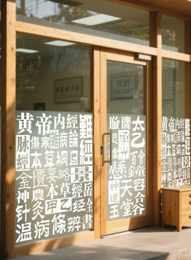 定制设计中医美容针灸药材典籍