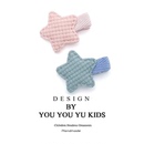 可爱全包星星宝宝发夹不伤发胎毛夹发饰婴儿夹子女童儿童发卡头饰