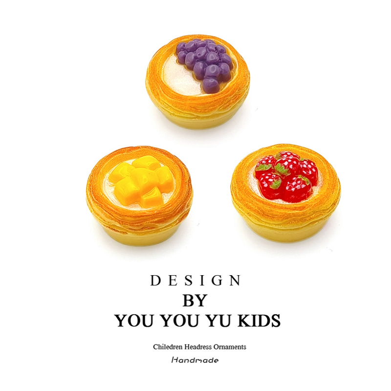 创意3D冰箱贴仿真食玩可爱磁力贴留言贴磁性贴装饰立体蛋挞磁铁贴