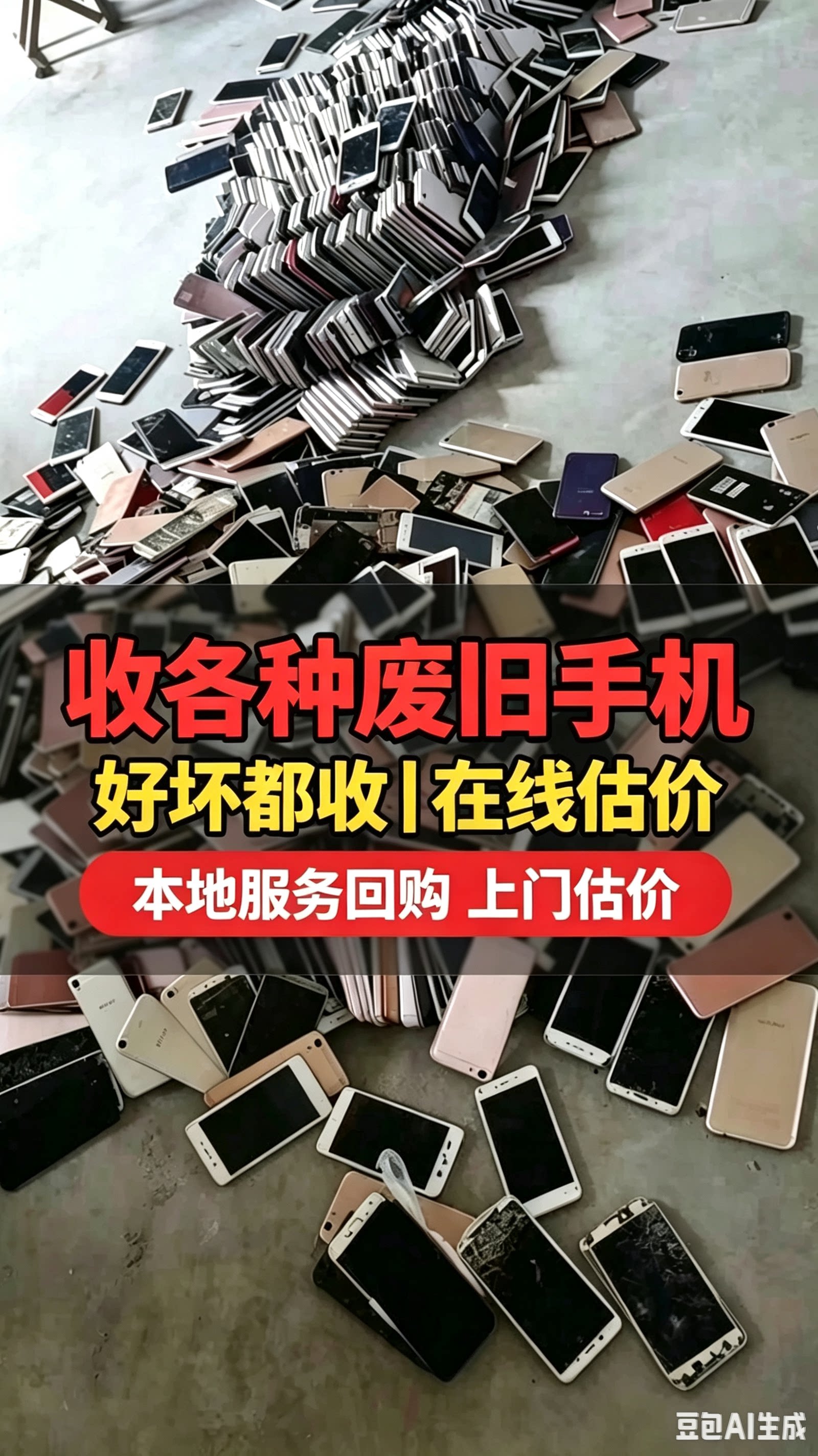 回购报废闲置智能手机oppo华为vivo小米魅族免费估价环保报价